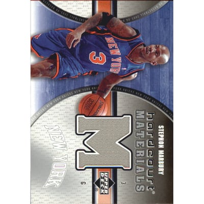 2005-06 Upper Deck Hardcourt Materials #SM Stephon Marbury