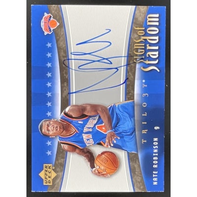 2005-06 Upper Deck Trilogy Signs of Stardom #SS-NR Nate Robinson RC Auto