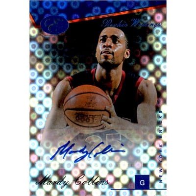 2006-07 Bowman Elevation Rookie Writing Autographs Blue #MC Mardy Collins/99