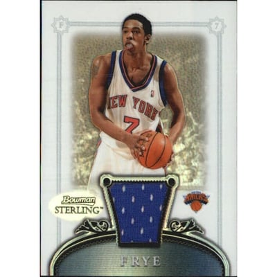 2006-07 Bowman Sterling Refractors #17 Channing Frye JSY