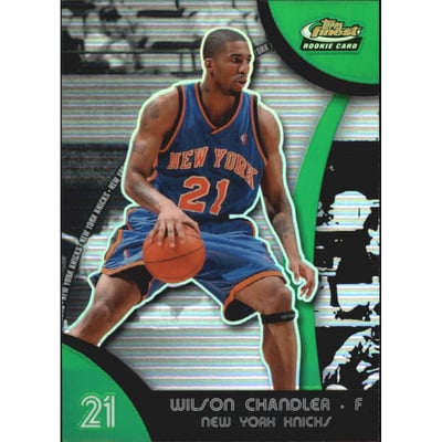 2007-08 Finest Refractors Green #100 Wilson Chandler