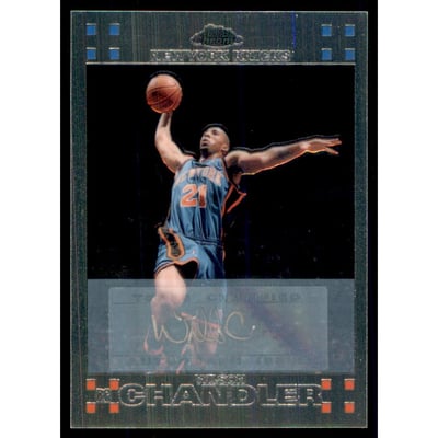 2007-08 Topps Chrome Rookie Autographs #123 Wilson Chandler/539