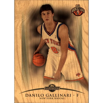 2008-09 Topps Hardwood Hardwood #106 Danilo Gallinari Dribbling