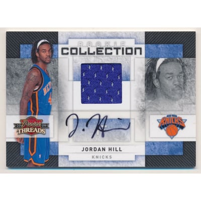 2009-10 Panini Threads Rookie Collection Materials Signatures #7 Jordan Hill