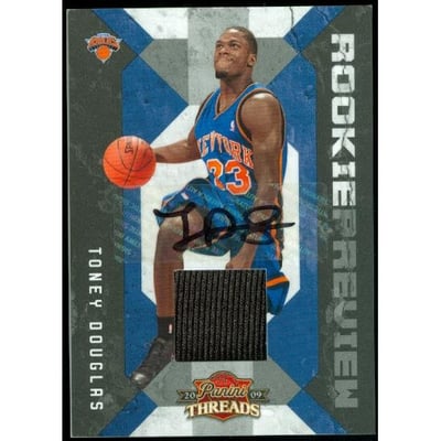 2009-10 Panini Threads Rookie Preview Jerseys Autographs #27 Toney Douglas