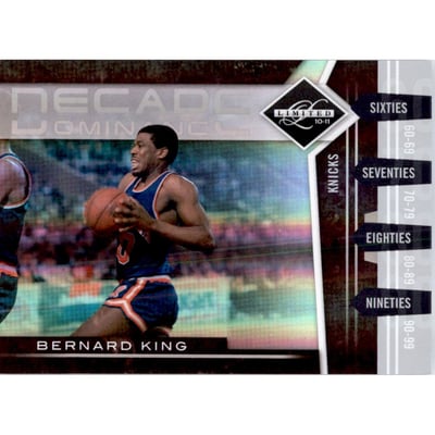 2010-11 Limited Decade Dominance Silver Spotlight #10 Bernard King