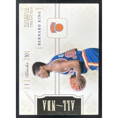 2010 Playoff National Treasures All NBA #19 Bernard King /25