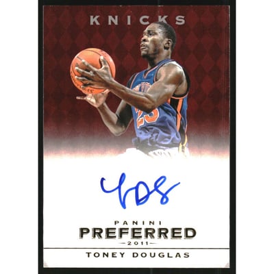 2011-12 Panini Preferred #94 Toney Douglas PS/74 AU
