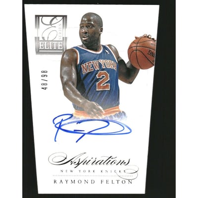 2012-13 Elite Series Aspirations Autographs #34 Raymond Felton/98