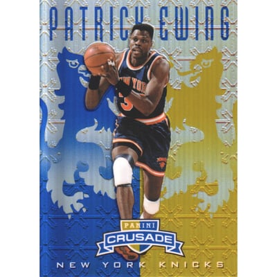 2012-13 Panini Crusade Insert Blue #109 Patrick Ewing