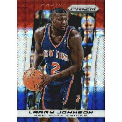 2013-14 Panini Prizm Prizms Red White and Blue Mosaic #205 Larry Johnson