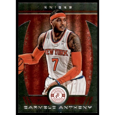 2013-14 Totally Certified Red #9 Carmelo Anthony
