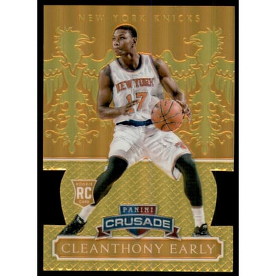 2014-15 Panini Excalibur Crusade Orange Die-Cuts #196 Cleanthony Early