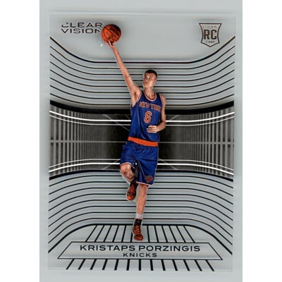 2015-16 Panini Clear Vision #116A Kristaps Porzingis RC