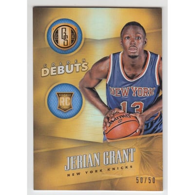 2015-16 Panini Gold Standard Golden Debuts #2 Jerian Grant