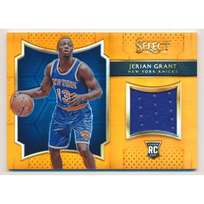 2015-16 Select Rookie Swatches Prizms Orange #6 Jerian Grant