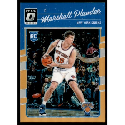 2016-17 Donruss Optic Orange #198 Marshall Plumlee