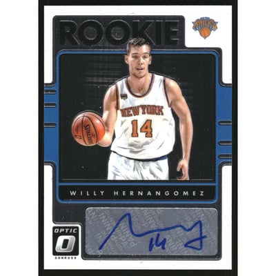 2016-17 Donruss Optic Rookie Signatures #24 Willy Hernangomez