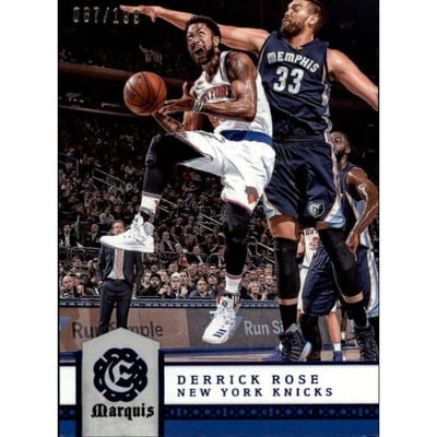 2016-17 Panini Excalibur Marquis #116 Derrick Rose