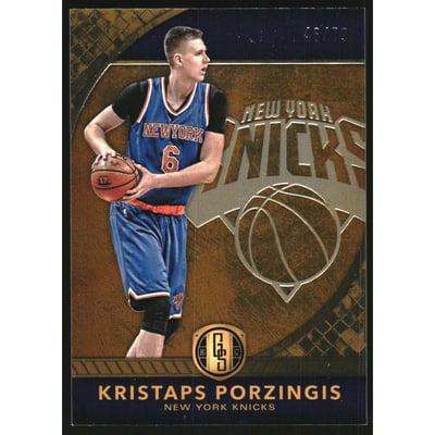 2016-17 Panini Gold Standard Gold #25 Kristaps Porzingis