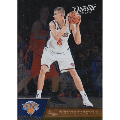 2016-17 Prestige Metallized #102 Kristaps Porzingis