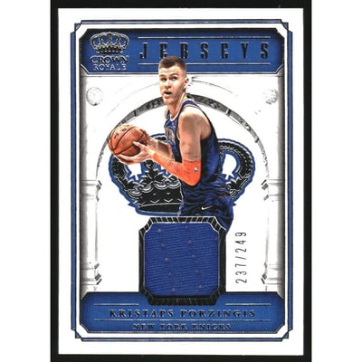 2017-18 Crown Royale Jerseys #2 Kristaps Porzingis/249