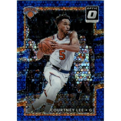 2017-18 Donruss Optic Fast Break Blue #100 Courtney Lee