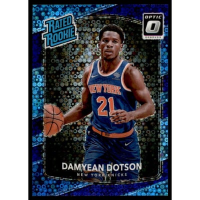 2017-18 Donruss Optic Fast Break Purple #166 Damyean Dotson RR