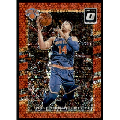2017-18 Donruss Optic Fast Break Red #99 Willy Hernangomez