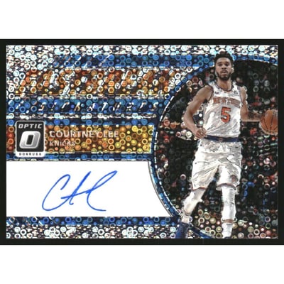 2017-18 Donruss Optic Fast Break Signatures #36 Courtney Lee