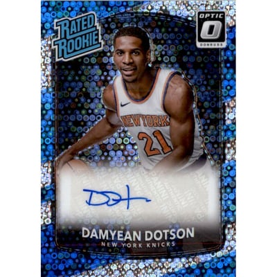 2017-18 Donruss Optic Rated Rookies Signatures Fast Break #166 Damyean Dotson