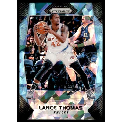 2017-18 Panini Prizm Prizms Blue Ice #278 Lance Thomas