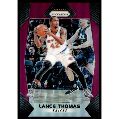 2017-18 Panini Prizm Prizms Purple #278 Lance Thomas