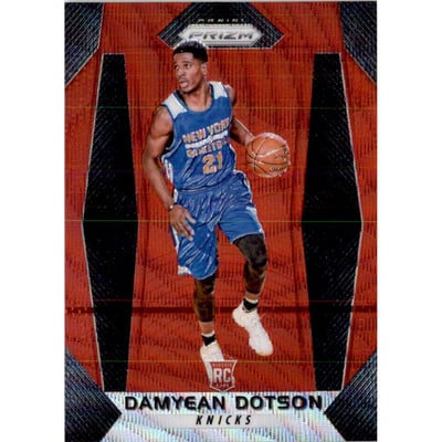 2017-18 Panini Prizm Prizms Ruby Wave #272 Damyean Dotson