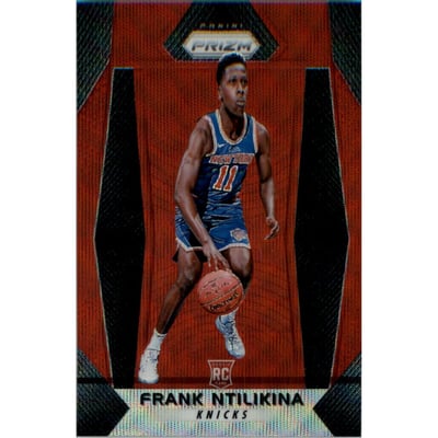 2017-18 Panini Prizm Prizms Ruby Wave #275 Frank Ntilikina