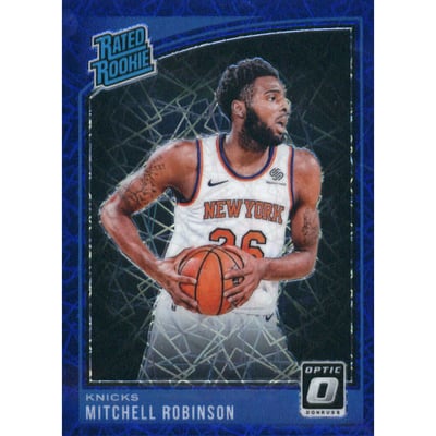 2018-19 Donruss Optic Blue Velocity #163 Mitchell Robinson RR