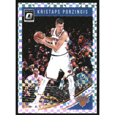 2018-19 Donruss Optic Checkerboard #87 Kristaps Porzingis