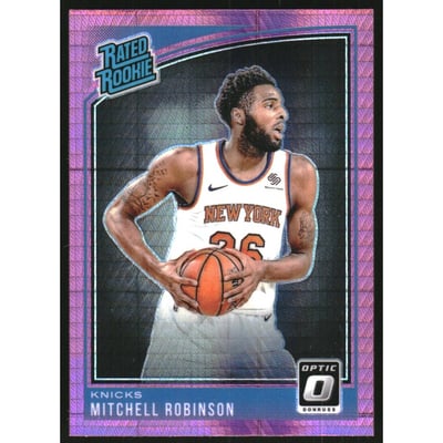 2018-19 Donruss Optic Hyper Pink #163 Mitchell Robinson RR