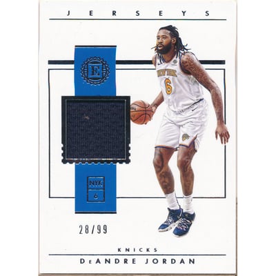2018-19 Panini Encased Jerseys #38 DeAndre Jordan