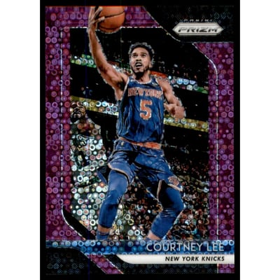 2018-19 Panini Prizm Prizms Fast Break Purple #297 Courtney Lee