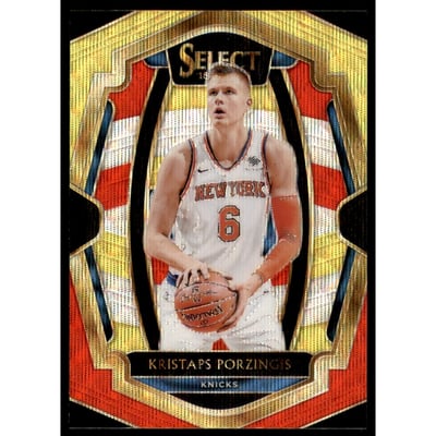 2018-19 Select Prizms Tri Color #107 Kristaps Porzingis