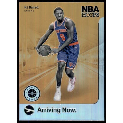 2019-20 Hoops Premium Stock Arriving Now Holo #4 RJ Barrett