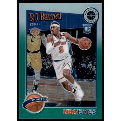 2019-20 Hoops Premium Stock Prizms Green #298 RJ Barrett