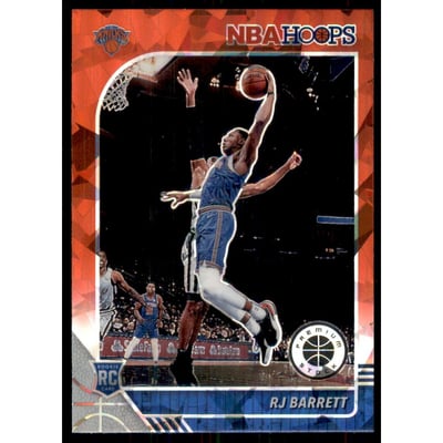2019-20 Hoops Premium Stock Prizms Red Cracked Ice #201 RJ Barrett