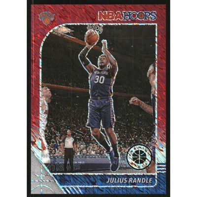 2019-20 Hoops Premium Stock Prizms Red Shimmer #121 Julius Randle