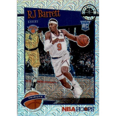 2019-20 Hoops Premium Stock Prizms Silver Mojo #298 RJ Barrett