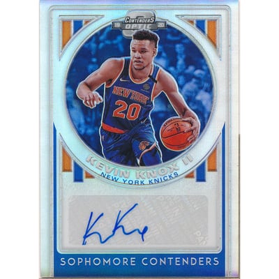 2019-20 Panini Contenders Optic Sophomore Contenders Autographs #9 Kevin Knox II
