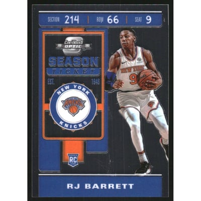 2019-20 Panini Contenders Optic T-Mall Rookies #113 RJ Barrett