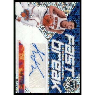 2019-20 Panini Mosaic Autographs Fast Break #13 Kevin Knox II