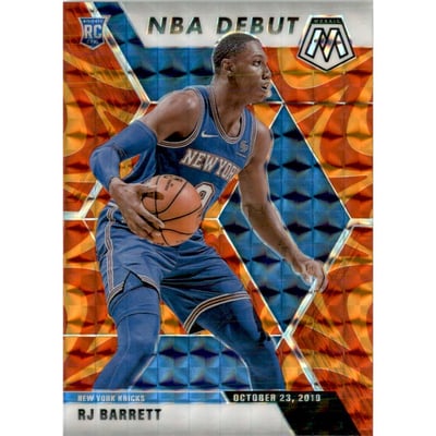 2019-20 Panini Mosaic Mosaic Orange Reactive #270 RJ Barrett